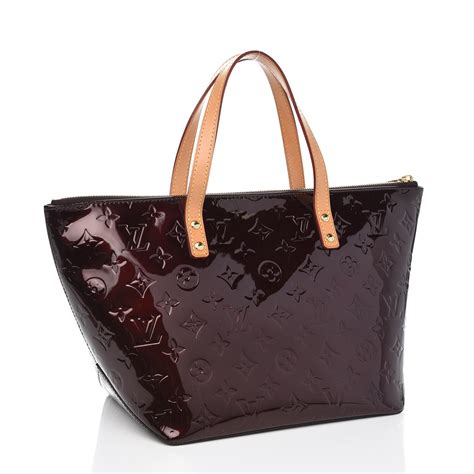 LOUIS VUITTON Vernis Bellevue PM Amarante 